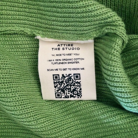 Attire The Studio Green Organic Cutout Sweater - Picture 4 of 5